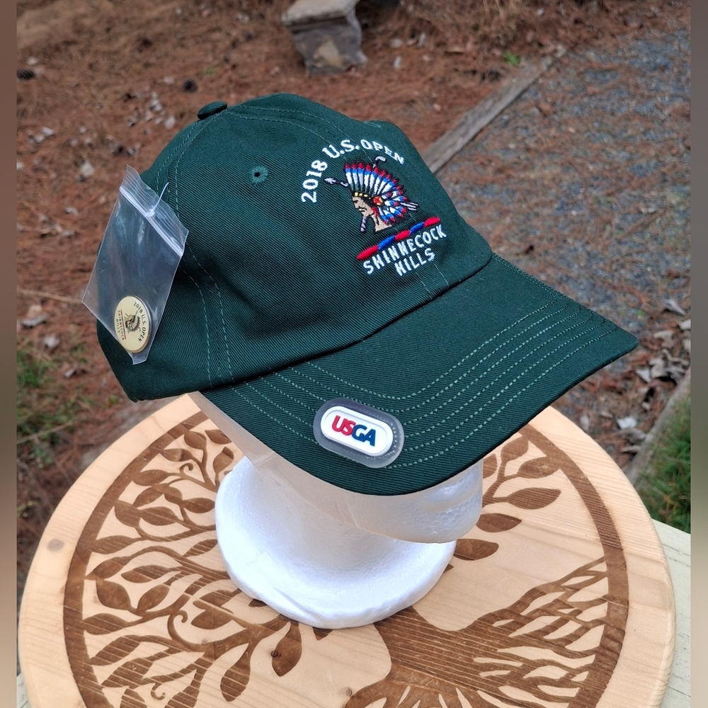 2018 U.S. Open Shinnecock Hills Strap Back Baseball Golf Hat With Ball Marker